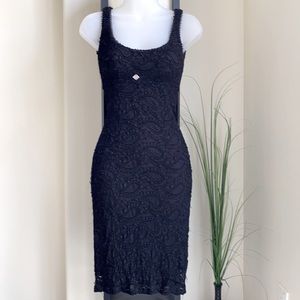 ✨ AMNESIA lace dress knee black